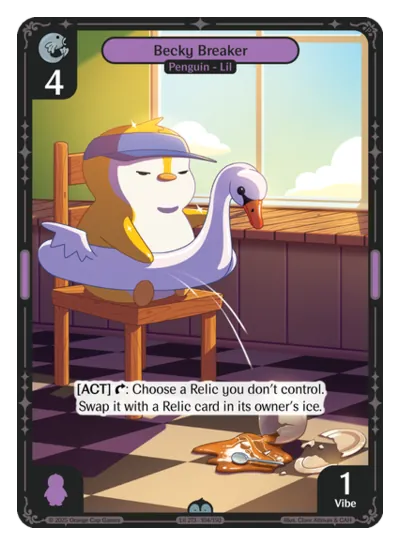 Becky Breaker - Uncommon Purple Character Vibes TCG card