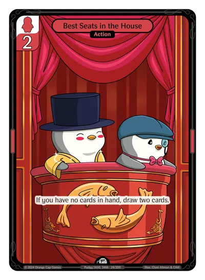Best Seats in the House Best Seats in the House - Common Red Action Vibes TCG card