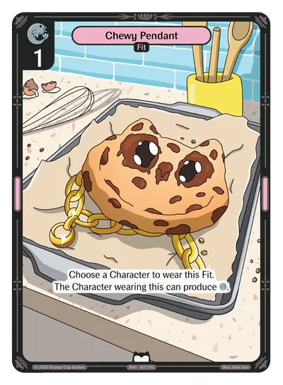 Chewy Pendant Chewy Pendant - Common Colorless Fit Vibes TCG card