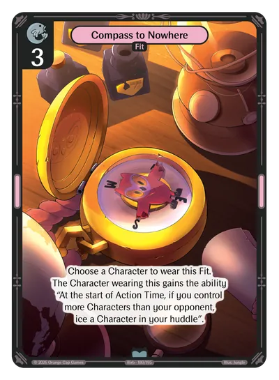 Compass to Nowhere Compass to Nowhere - Uncommon Colorless Fit Vibes TCG card