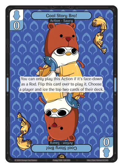 Cool Story Bro! - Rare Blue Action Vibes TCG card