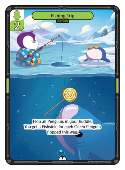 Fishing Trip - Common Green Action Vibes TCG card