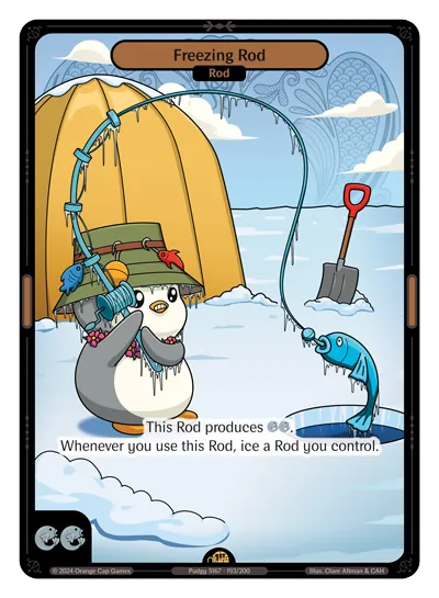 Freezing Rod - Rare Colorless Rod Vibes TCG card