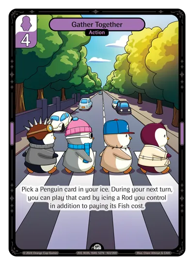 Gather Together Gather Together - Common Purple Action Vibes TCG card