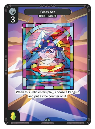 Glass Act - Uncommon Colorless Relic Vibes TCG card