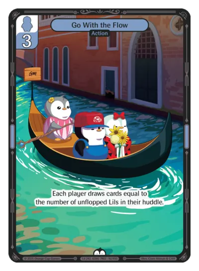 Go With the Flow - Common Blue Action Vibes TCG card