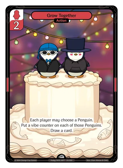 Grow Together Grow Together - Common Red Action Vibes TCG card