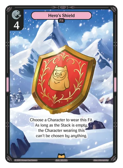 Hero's Shield Hero's Shield - Rare Colorless Fit Vibes TCG card