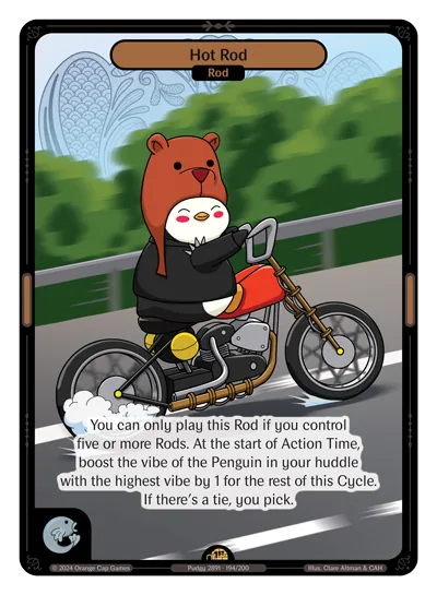 Hot Rod Hot Rod - Rare Colorless Rod Vibes TCG card