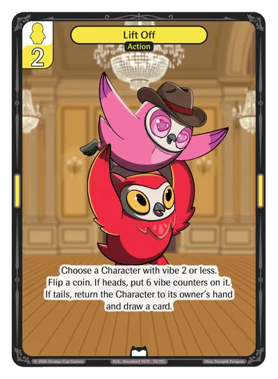 Lift Off - Common Yellow Action Vibes TCG card