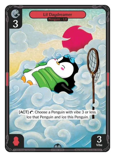 Lil Daydreamer Lil Daydreamer - Uncommon Red Character Vibes TCG card