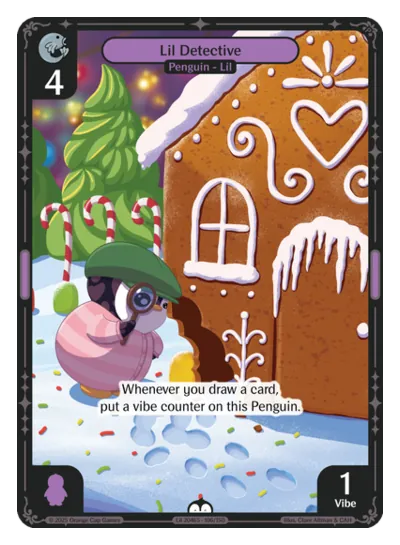 Lil Detective Lil Detective - Common Purple Character Vibes TCG card