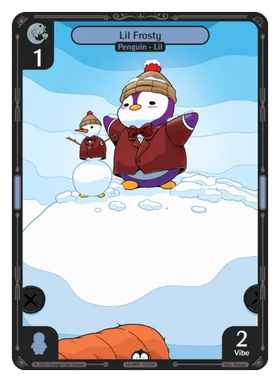 Lil Frosty - Common Blue Character Vibes TCG card