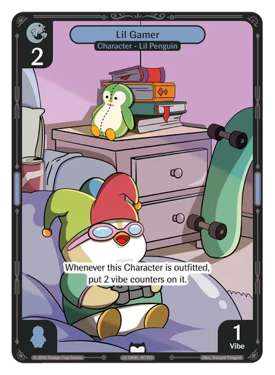 Lil Gamer - Common Blue Character Vibes TCG card