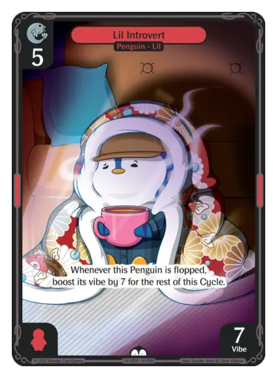 Lil Introvert Lil Introvert - Common Red Character Vibes TCG card