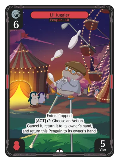 Lil Juggler - Common Red Character Vibes TCG card