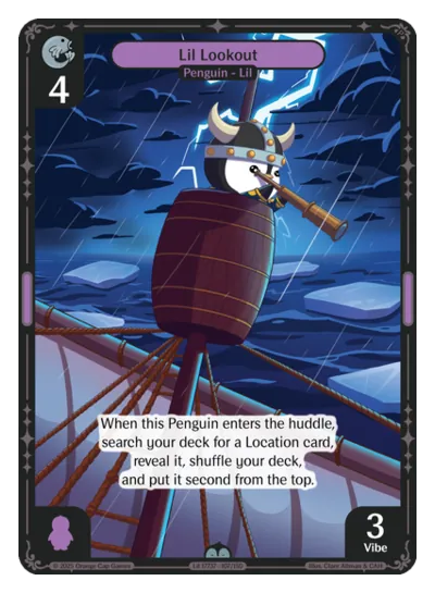 Lil Lookout - Uncommon Purple Character Vibes TCG card