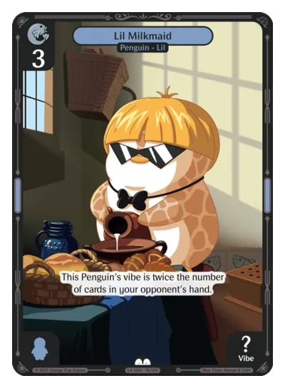 Lil Milkmaid - Common Blue Character Vibes TCG card
