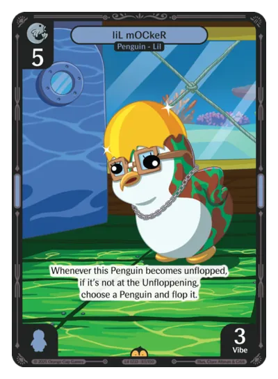 liL mOCkeR - Rare Blue Character Vibes TCG card