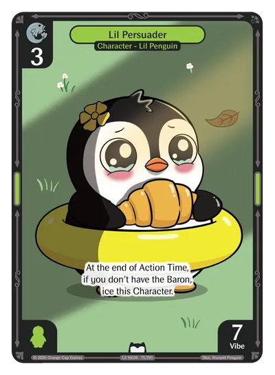 Lil Persuader - Common Green Character Vibes TCG card