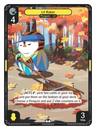 Lil Raker - Common Yellow Character Vibes TCG card