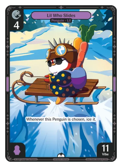 Lil Who Slides - Common Purple Character Vibes TCG card