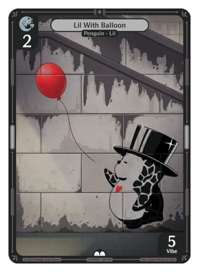 Lil With Balloon - Common Colorless Character Vibes TCG card