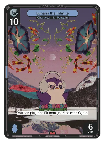 Lunaris the Infinite Lunaris the Infinite - Epic Blue Character Vibes TCG card