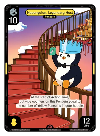 Napengulon, Legendary Host Napengulon, Legendary Host - Epic Yellow Character Vibes TCG card