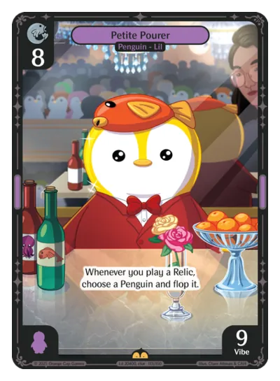 Petite Pourer - Rare Purple Character Vibes TCG card