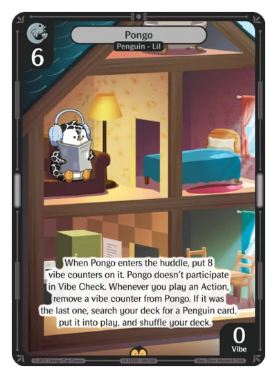 Pongo Pongo - Rare Colorless Character Vibes TCG card