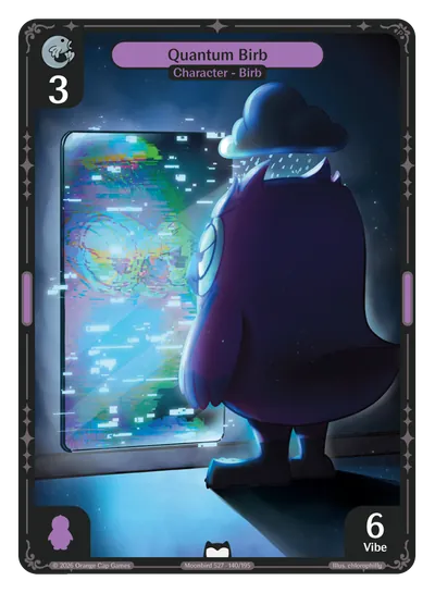 Quantum Birb - Common Purple Character Vibes TCG card