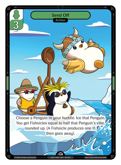 Send Off Send Off - Uncommon Green Action Vibes TCG card