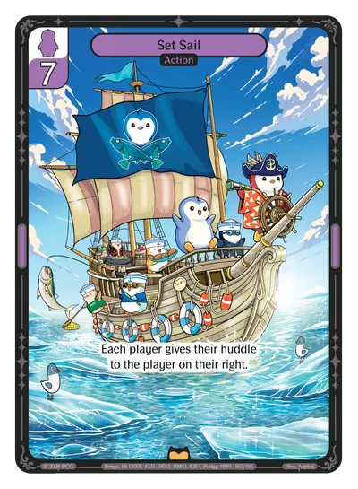 Set Sail Set Sail - Rare Purple Action Vibes TCG card