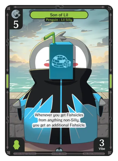 Son of Lil - Uncommon Green Character Vibes TCG card