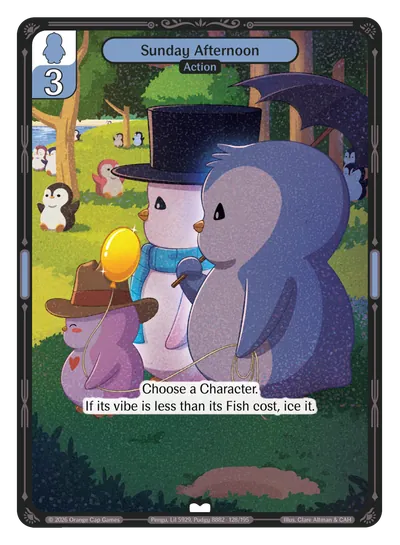 Sunday Afternoon Sunday Afternoon - Common Blue Action Vibes TCG card