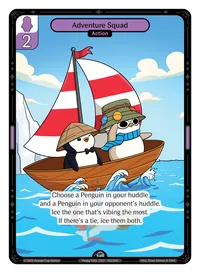 Adventure Squad Adventure Squad - Uncommon Purple Action Vibes TCG card