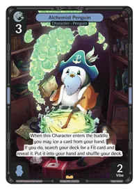 Alchemist Penguin Alchemist Penguin - Rare Blue Character Vibes TCG card