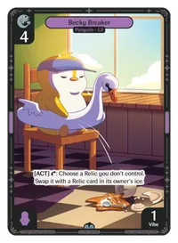 Becky Breaker Becky Breaker - Uncommon Purple Character Vibes TCG card