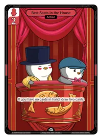 Best Seats in the House Best Seats in the House - Common Red Action Vibes TCG card
