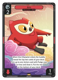 Birb Birb - Rare Red Character Vibes TCG card