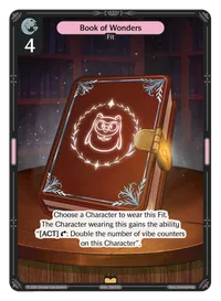 Book of Wonders Book of Wonders - Rare Colorless Fit Vibes TCG card