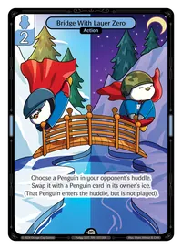 Bridge With Layer Zero Bridge With Layer Zero - Common Blue Action Vibes TCG card