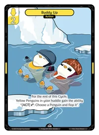 Buddy Up Buddy Up - Common Yellow Action Vibes TCG card