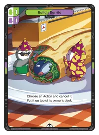 Build a Burrito Build a Burrito - Common Green, Purple Action Vibes TCG card