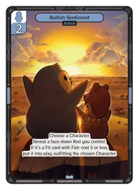 Bullish Sentiment Bullish Sentiment - Uncommon Blue Action Vibes TCG card