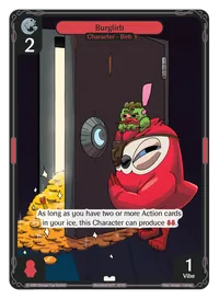 Burglirb Burglirb - Common Red Character Vibes TCG card