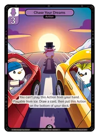 Chase Your Dreams Chase Your Dreams - Common Purple Action Vibes TCG card