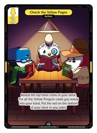 Check the Yellow Pages Check the Yellow Pages - Uncommon Yellow Action Vibes TCG card