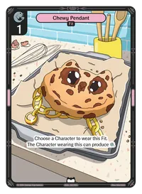 Chewy Pendant Chewy Pendant - Common Colorless Fit Vibes TCG card